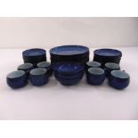 Denby Midnight part dinner and tea service to include plates, bowls, cups and saucers (41)