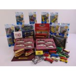 A quantity of diecast to include days gone aeroplanes, Lledo The Queen Mother commemorative set