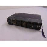 A leather bound volume of the Forsyte Saga by John Galsworthy