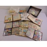 A quantity of GB and Cyprus albums of stamps to include mints, first day covers and loose stamps