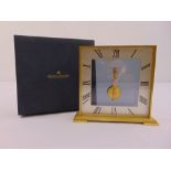 Jaeger-LeCoultre 8 day mantle clock in original fitted packaging to include original purchase