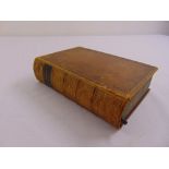 A leather bound volume of Shakespeares works dated 1859