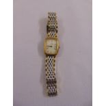 Omega stainless steel ladies wristwatch