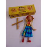 Pelham Tyrolean Girl puppet in original packaging