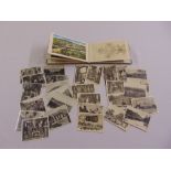 A quantity of vintage monochromatic photographs and postcards relating to the Holy Land