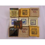 A quantity of early 20th century lantern slides to include Boer War, Animals and Japan and its