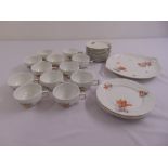 A quantity of Rosenthal porcelain to include cups, saucers, plates and a cake plate