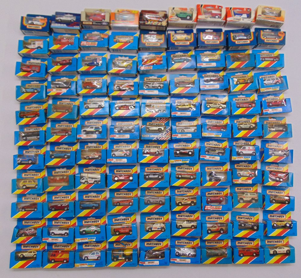 A quantity of Matchbox diecast all in original packaging (98)