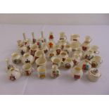A quantity of Goss crested china of various locations (42)