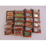 A quantity of diecast EFE buses, all in good condition and original packaging (21)