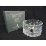 Waterford crystal Millennium Collection champagne crystal coaster in fitted packaging, as new