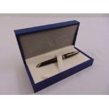 Waterman fountain pen with 18ct gold nib, in original fitted case