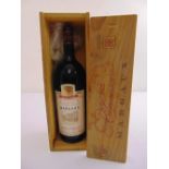 Schröder and Schÿler 250th anniversary vintage 1989 magnum of Margaux in fitted wooden packaging