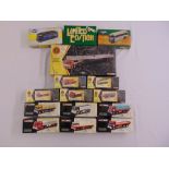 A quantity of Corgi diecast to include trucks, transporters and buses, all in original packaging (