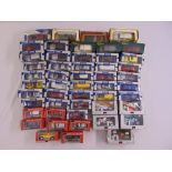 A quantity of diecast vehicles to include cars and vans all in original packaging (49)