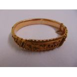 9ct yellow gold bangle, approx total weight 13.2g