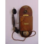 A 1920s wall phone by the Sterling Telephone Company of London
