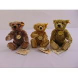 Three Steiff Classic Bears all with COA 030499, 000171, 000713