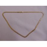 9ct yellow gold fancy link necklace, approx total weight 11.2g