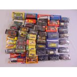 A quantity of diecast to include buses, vans and cars, all in original packaging (47)