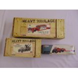 Corgi Heavy Haulage to include Volvo F88 2 axle low loader and portable building load CC13110,