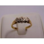 An 18ct yellow gold ring, approx total weight 3.3g