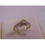 9ct white gold and diamond dress ring, approx total weight 2.0g