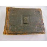 A Victorian leather bound Album of Bushey to include photographs of Bushey streets and buildings