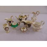 A quantity of porcelain to include Coalport, Samson and Doulton (6)