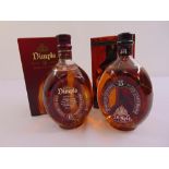 Two Dimple 15 year old whisky in original packaging