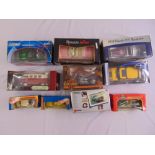 A quantity of 1:18 and 1:25 diecast to include Burago, Maisto and Mattel all in original