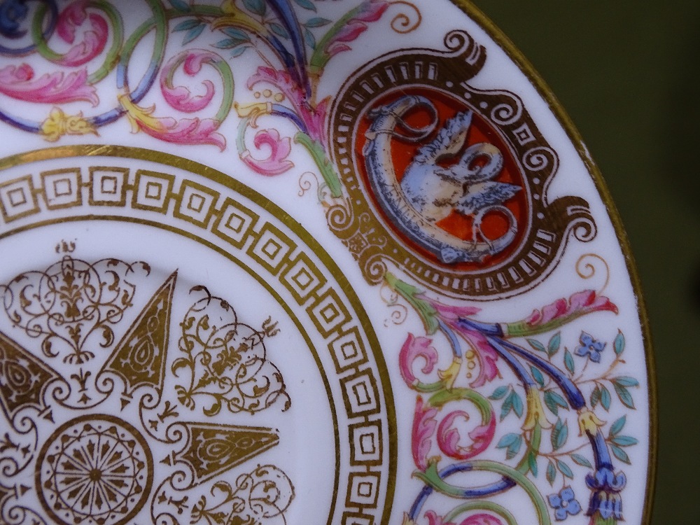 A set of Sevres porcelain plates and dishes, inscribed Chateau de F Bleau (9) - Image 5 of 21