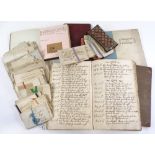 A collection of ephemera relating to Captain H Burningham of the 58th Regiment, mid 19th century,