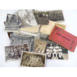 A group of First World War Period photographs and 2 booklets of First War interest