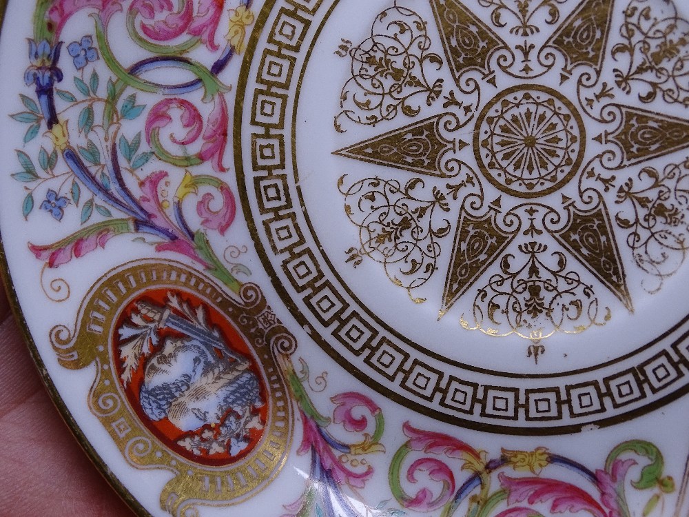 A set of Sevres porcelain plates and dishes, inscribed Chateau de F Bleau (9) - Image 6 of 21