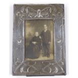 An Art Nouveau silver-fronted rectangular picture frame, height 20cm