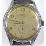 A Du Bois 1785 Mechanical wristwatch, stainless steel case with subsidiary seconds dial, calibre