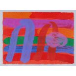 Albert Irvin, colour screen print, abstract composition 2003, signed in pencil, printer's proof,