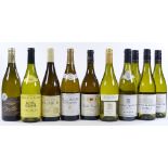 10 bottles of mixed white Chablis, Sancerre etc