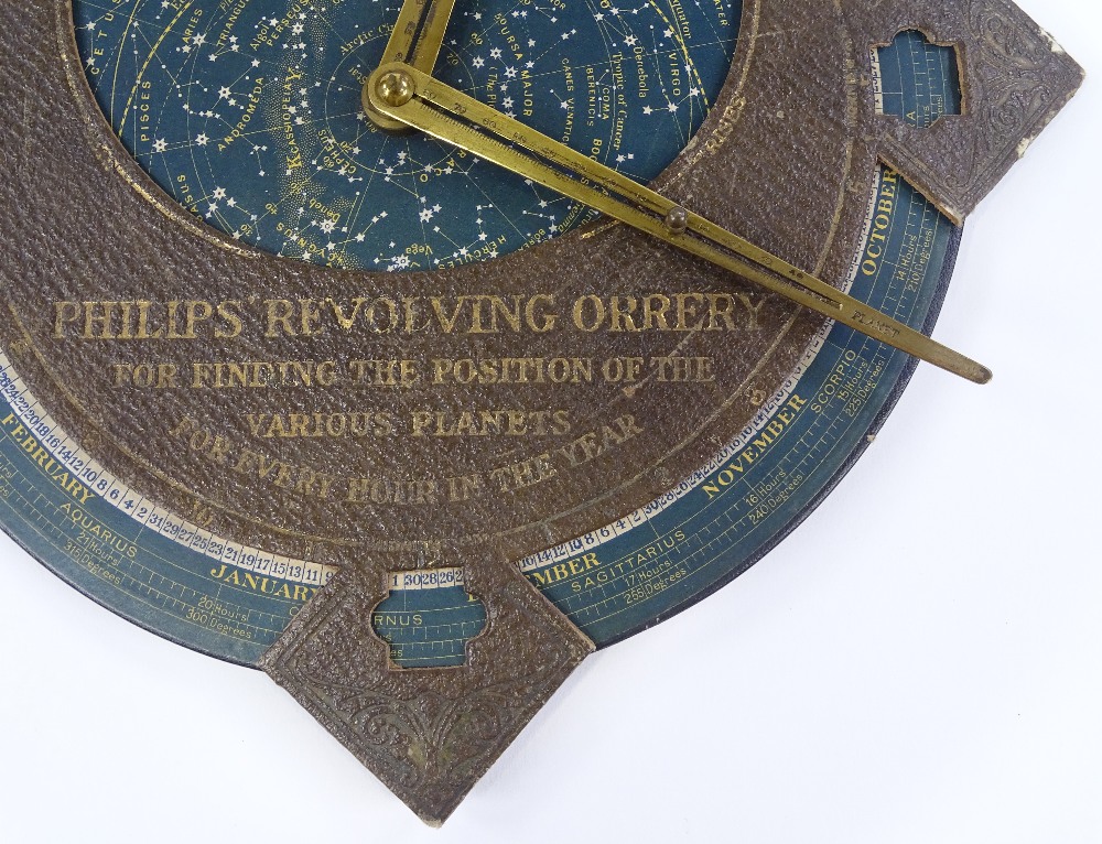 A Philips revolving orrery, for indicating the position of the various planets for every hour in the - Image 2 of 4