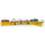Dinky Meccano, 6 boxed Sports Roadsters, 2 MG Midget 108, Bristol 450 Sports Coupe 163, Austin
