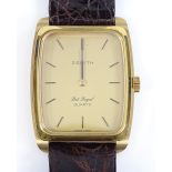 A Vintage Zenith Port Royal Quartz wristwatch, stainless steel and gold plated case, case width 28mm