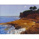 Richard Thorn, watercolour, peaceful tide, 12" x 15", framed