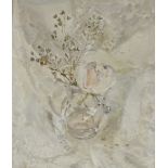 Austin, watercolour, still life, flowers in a vase, 10" x 8", framed