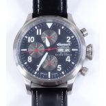 An Ingersoll Limited Edition "Sir Alan Cobham" Automatic Pilot's wristwatch, stainless steel case
