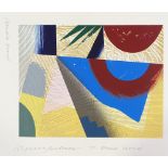 Stephen Bartlett, colour screen print, abstract composition, signed in pencil, Studio proof, image