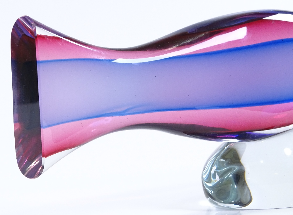 A Murano coloured glass ornamental fish, length 38cm - Image 3 of 5