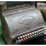 An Antique nickel plate National Cash Register