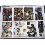 A large collection of loose stones, seals, gems, cameos etc