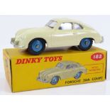 Dinky Meccano, Porsche 356A Coupe with windows, 182, boxed